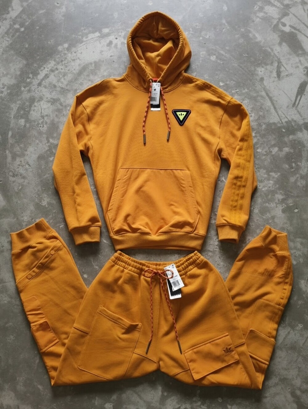 NWT Adidas x Ivy Park Trail Hoodie & Sweatpants | Focus Orange | Unisex